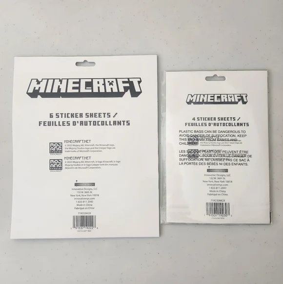 Minecraft Sticker Sheets - Picture 2 of 2